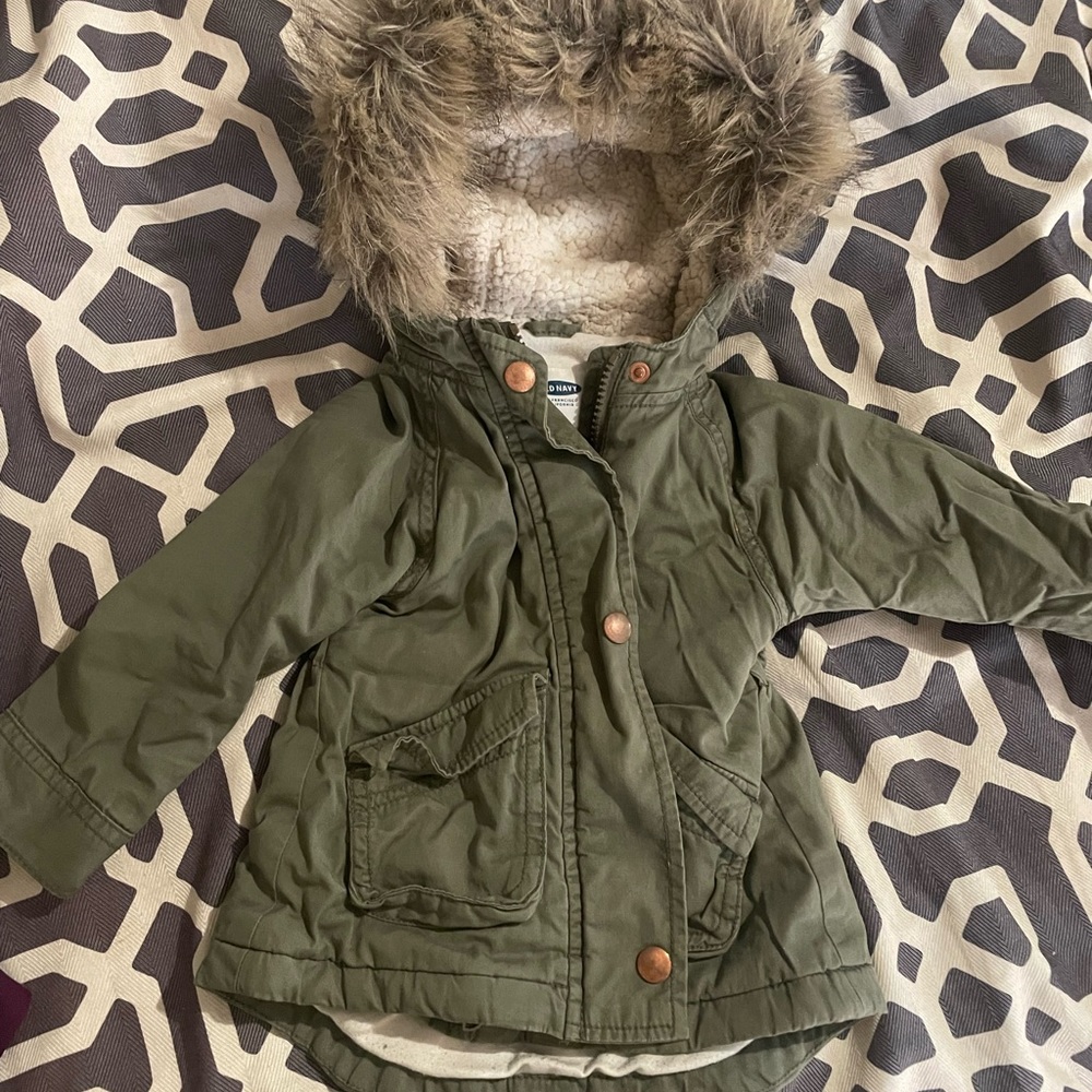 Great Condition Green Old Navy Parka Winter Coat